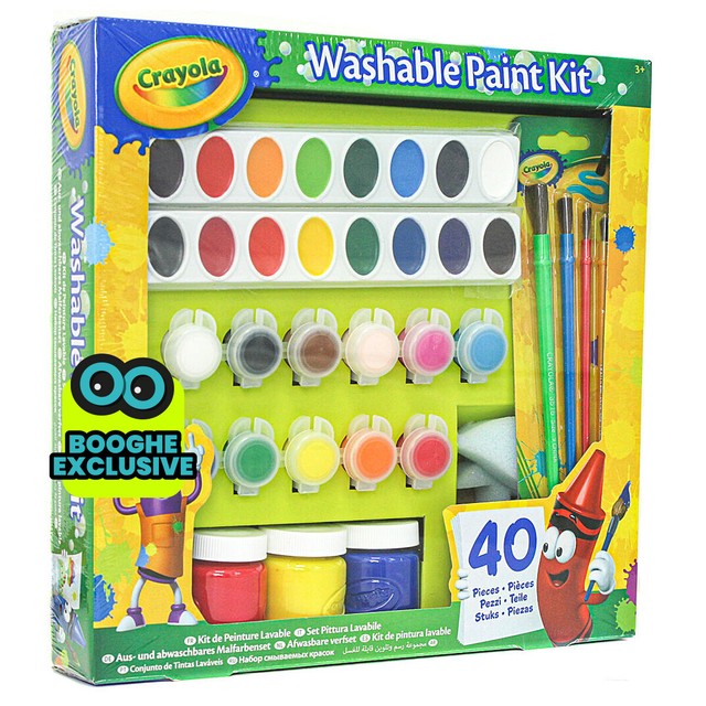 Crayola Washable Kid's Paint Kit 40pc 54 0155 for sale online eBay