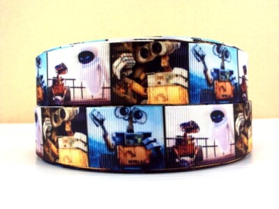 Disney's Wall-E Print | 1'' Grosgrain Ribbon | 5 Yard Cut