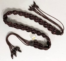 Talbots with TAG Beaded Tassel Fringe Belt Retro Tie Boho Casual Festival Hippie
