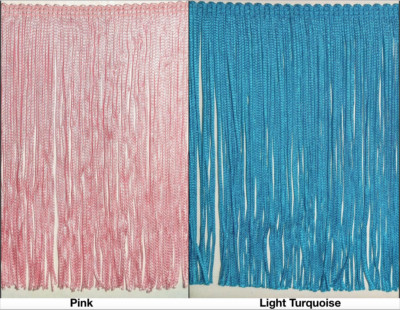 6'' Stretch Chainette Fringe Trim - Many Colors Available! - 3 Continuous Yards