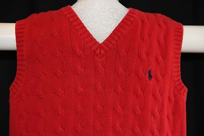 ralph lauren v neck sweater vest