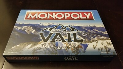 Monopoly Vail Special Edition Board Game Brand New & Factory Sealed!