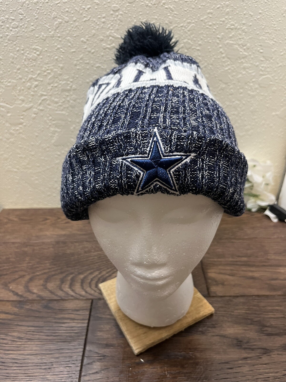 NFL New Era Dallas Cowboys Sport Knit Beanie Hat One Size Blue/white/gray