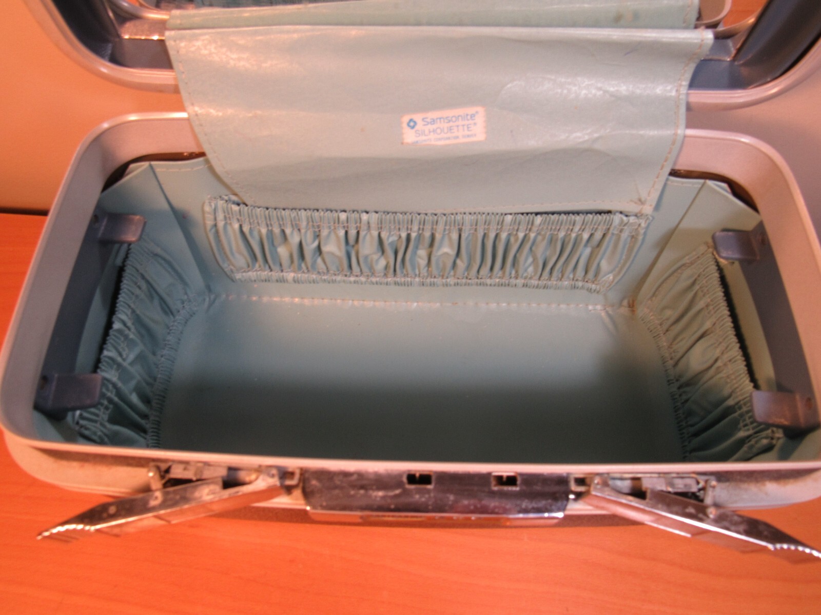 VTG Samsonite SILHOUETTE Train Vanity Travel Case Mirror Tray