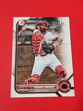 2022 Bowman Draft Paper Base BD-55 Logan Tanner - Cincinnati Reds