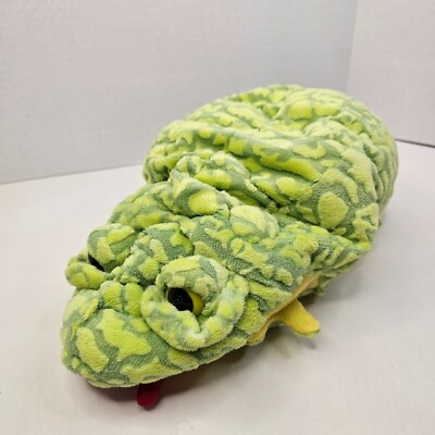 Folkmanis Frog Stage Hand Puppet Plush Movable Tongue Green  Stuffed Animal Toy