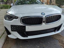 Front Bumper Tow Hook License Plate Mount Bracket For BMW 2-Series 2022-2025 New