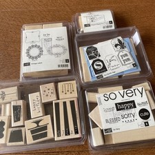 Stampin' Up Lot Of New Stamps For Invitations, Notes, Tags 30 