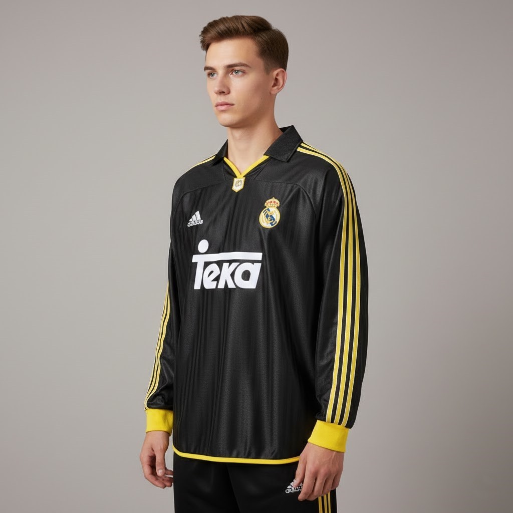 Real Madrid 1999-2000 Away Kit – Long Sleeve 