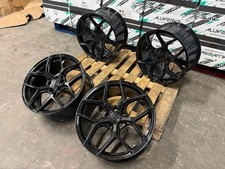 19" Audi RS6 R8 XT2 Style Alloy Wheels - BLACK- Audi A4 A5 A6 A7 A8