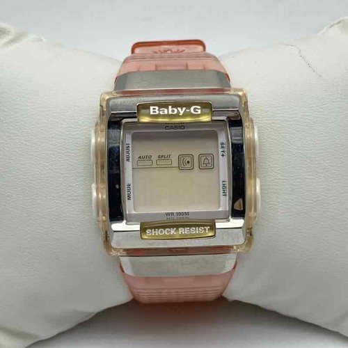 Casio Baby-G BG-184 Digital Women's Watch Pink Shock Resist 100M 34mm