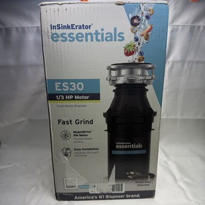 InSinkErator Essentials ES30 1/3 HP Continuous Feed Kitchen Garbage Disposal