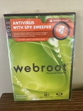 Webroot Antivirus With Spy Sweeper Personal Edition Brand New Sealed Free Ship