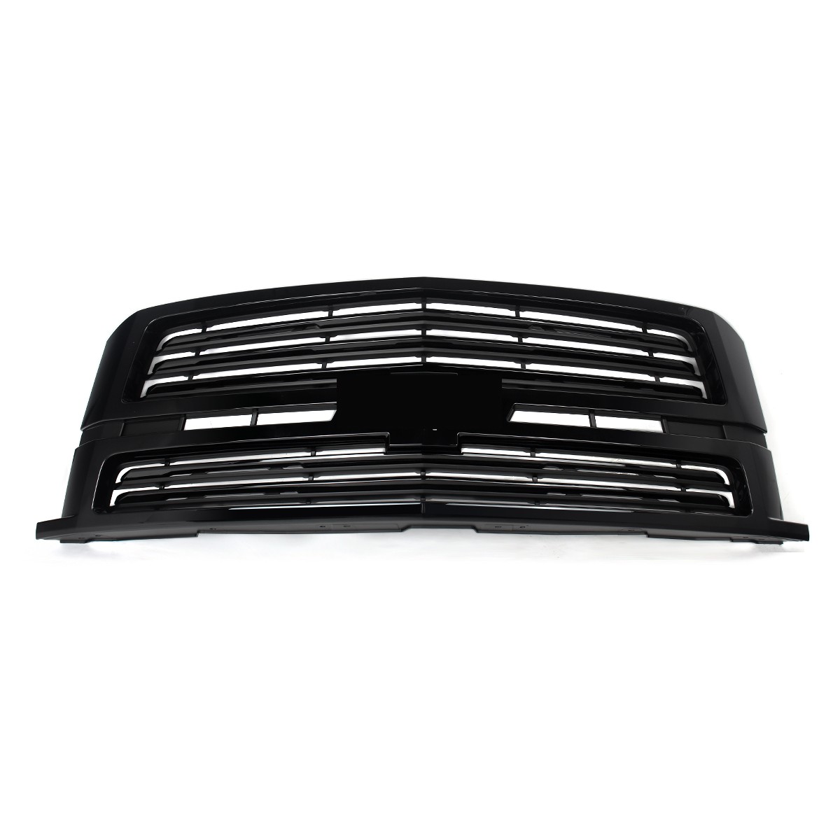 For Chevrolet Chevy Tahoe/Suburban LTZ 2015-2020 Front Upper Grille Glossy Black
