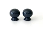 VTG Fiesta Slate Gray Salt &Pepper Shakers  Only 1 Stopper