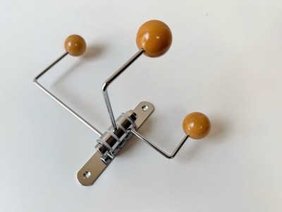 Mid Century Hooks Coat Rack Entryway Organizer Modern Minimalist Wall Art Decor