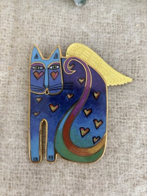 Laurel Burch Ornament Bradford Editions Celeste Fantastic Angeli-cats A02168 