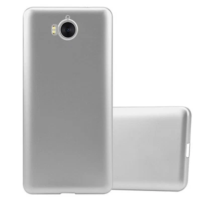 Handy Hülle für Huawei Y5 2017 / Y6 2017 Schutz Case TPU Matt Metallic Bumper - Bild 1 von 4