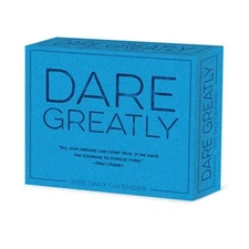 Dare Greatly 2026 5.4 X 6.2 Box Calendar (Bookbook - Detail Unspecified)