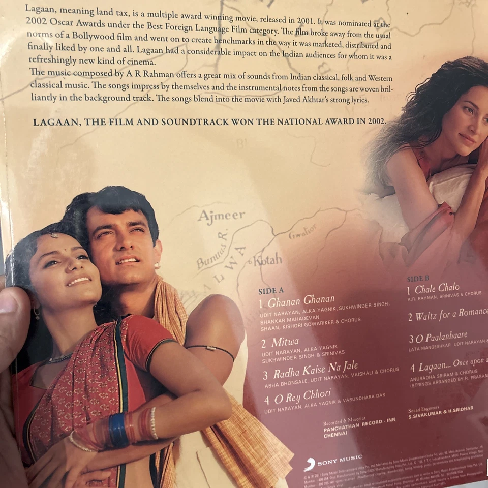 Lagaan Vinyl LP Record Music A R Rahman Bollywood Hindi Film Ost Indian Mint - Image 2 of 3