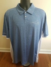 Dare The Bear Black Bear Golf Club White / Blue SS Mens Polo Shirt • 2XL