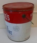 Vintage Rare Hodge's Chili Con Carne 10 pound Metal Can w lid St. Louis MO — photo 2