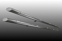 Chrom Seiten Stangen + LED Passend FüR Ford Transit Tourneo Connect Lwb