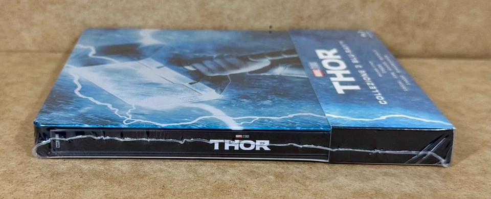 THOR - THREE MOVIE COLLECTION - ITALIAN IMPORT BLU RAY STEELBOOK - NEW (READ) - Image 3 of 4