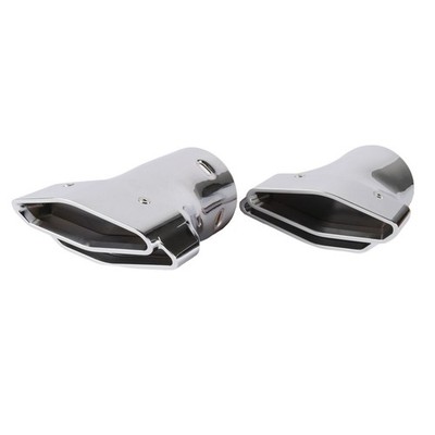 Chrome Polygon Integrated Exhaust Muffler Tips Honda Goldwing GL 1800 2001-2017