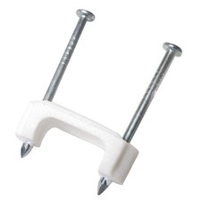 GARDNER BENDER PS-75 Cable Staple,3/4In,Plastic,Romex,Pk50 6LVF0