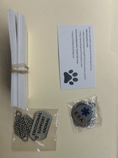 ESA Emotional Support Animal Stainless Steel Dog Cat Pet ID Tag