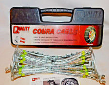 1046 Cobra Cable Tire Chains 1 Pair - Never Used