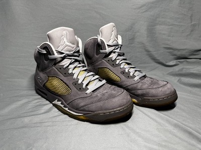 Size 13 - Air Jordan 5 Retro Lt Graphite/White-Wolf-Grey  display picture 3