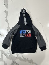 Calvin Klein Jeans Infant Size 24M Multi Color CK Logo Pullover Hoodie 0027 