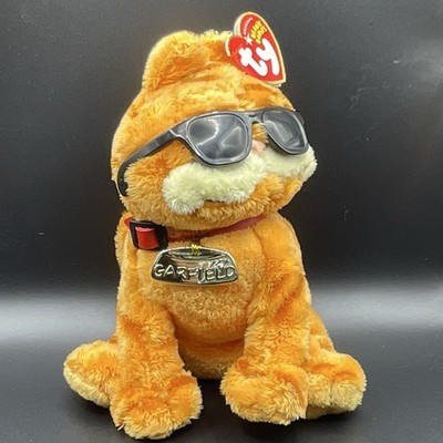 Ty Garfield Cool Cat Plush Toy with Sunglasses and Collar