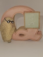 Vintage Classic Disney Owl Letter "Q" Nursery Wall Decorative Pooh  Friends