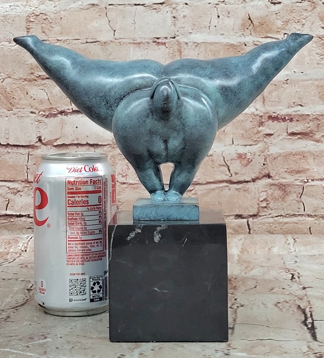 美品！ビートルズ「Sam Houston Coliseum」Tobe Milo Signed Milo Bronze Sculpture Voluptuous Woman XXL Balancing Act