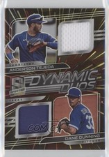 2021 Panini Spectra Hyper Prizm 29/75 Dane Dunning Anderson Tejeda #DD-TD 1ax