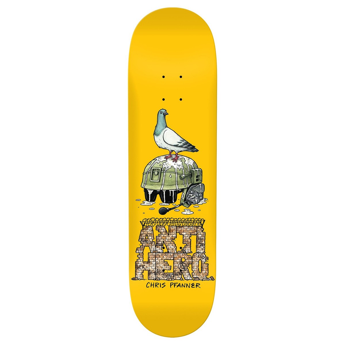 Anti Hero Skateboard Deck Chris Pfanner Liberdad 8.25