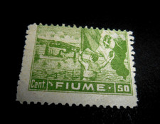 TIMBRE ITALIE,FIUME, NEUF *, 1919