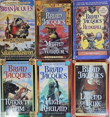 Brian Jacques Paperback Books YOU CHOOSE - BUY 3 GET 1 FREE Redwall Series Good+