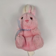 Pink Bunny Plush Stuffed Animal 7"