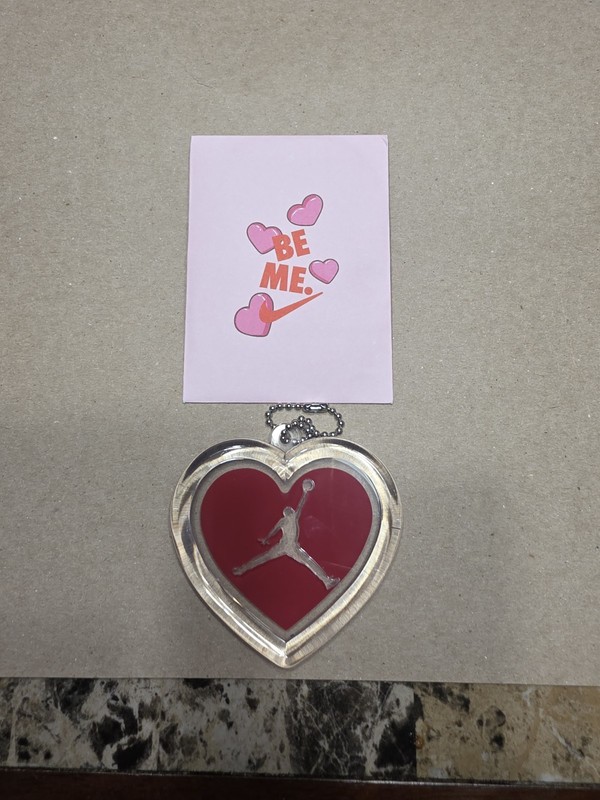 Nike Air Jordan Hangtag Retro 4 Valentine Day Heart Stickers Lot Of 6 LAST ONE!!