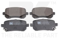 NK Bremsbelagsatz, Scheibenbremse 229992 FüR Chrysler Dodge Fiat