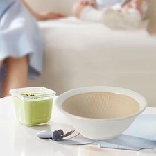 Food Grinding Bowl Home Manual Cooking Tools Mortar 4.13 Inchx4.13 inch