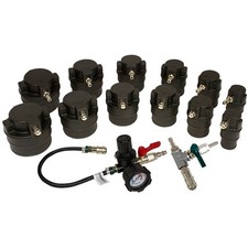 Lisle 69910 Turbo Air System Test Kit, with smoke adapter and 6 pairs of