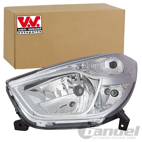 VAN Wezel H4 Scheinwerfer Links Passend FüR Dacia Dokker Lodgy | 1566961-image