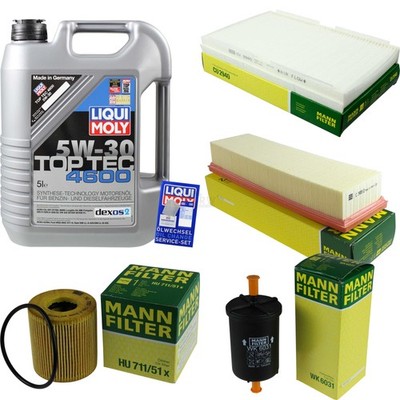INSPEKTIONSKIT FILTER LIQUI MOLY ÖL 5L 5W-30 für Citroën C2 JM_ 1.1 1.4 1.6 VTS