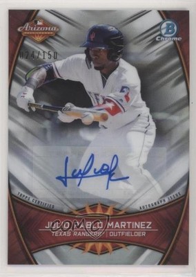 2019 Bowman Chrome 2018 AFL Fall Stars 24/150 Julio Pablo Martinez Auto 2f9
