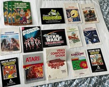 Lot Of Atari 2600 Instruction Manuals, Originals From 1978-1982, Nice Collection